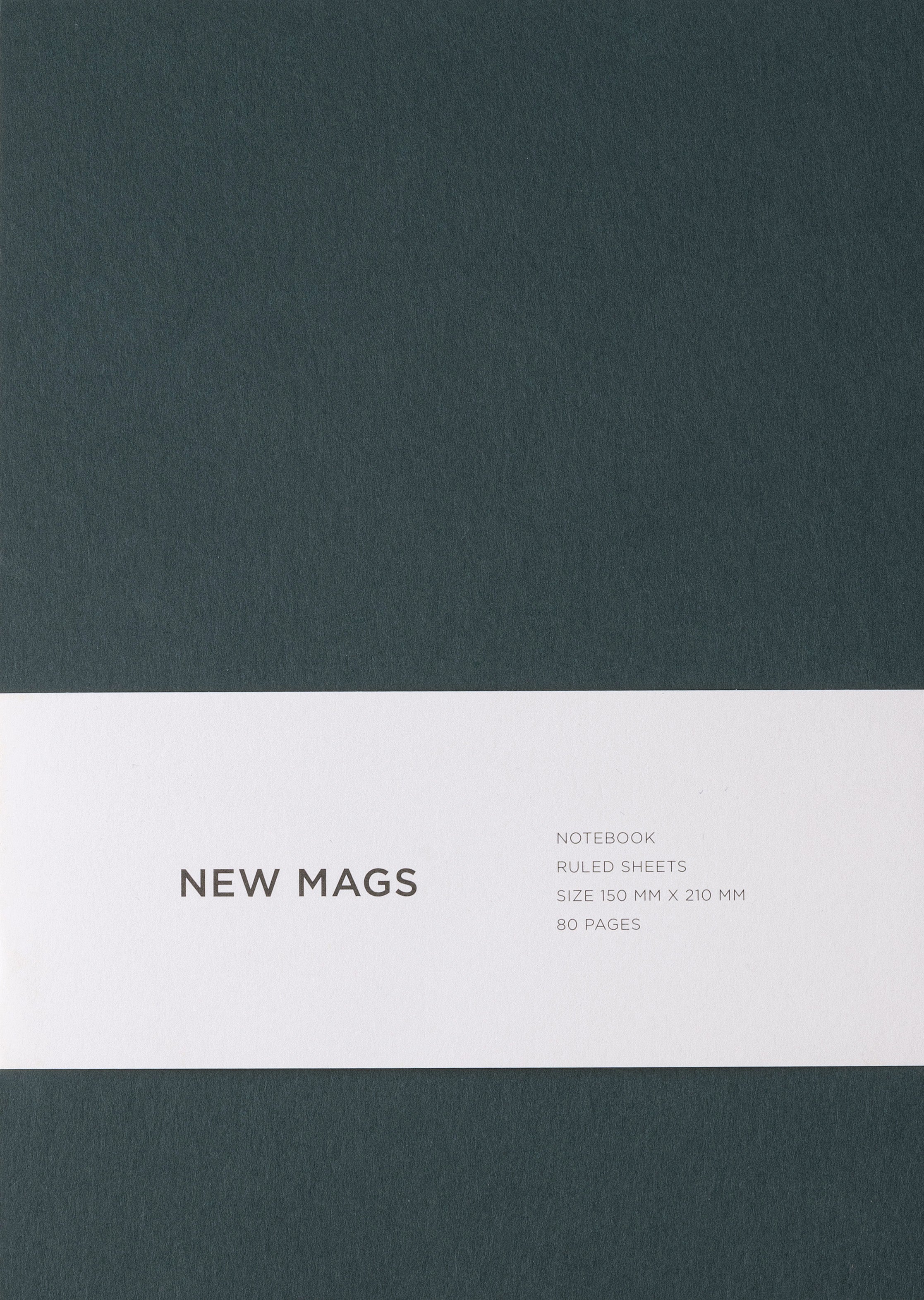 Notebook Moss Green - Softcover/Ruled