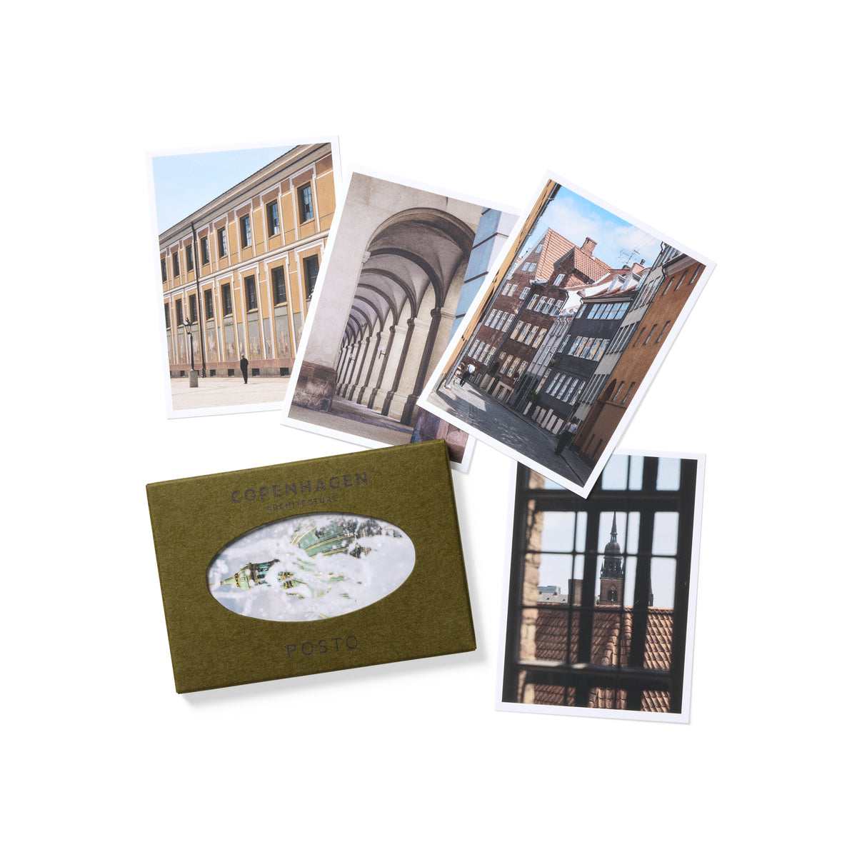 Posto Copenhagen Architecture - Pack of 12 (90x65mm)