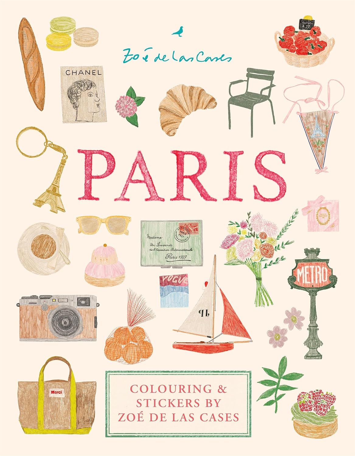 Paris - Colouring and stickers by Zoé de Las Cases