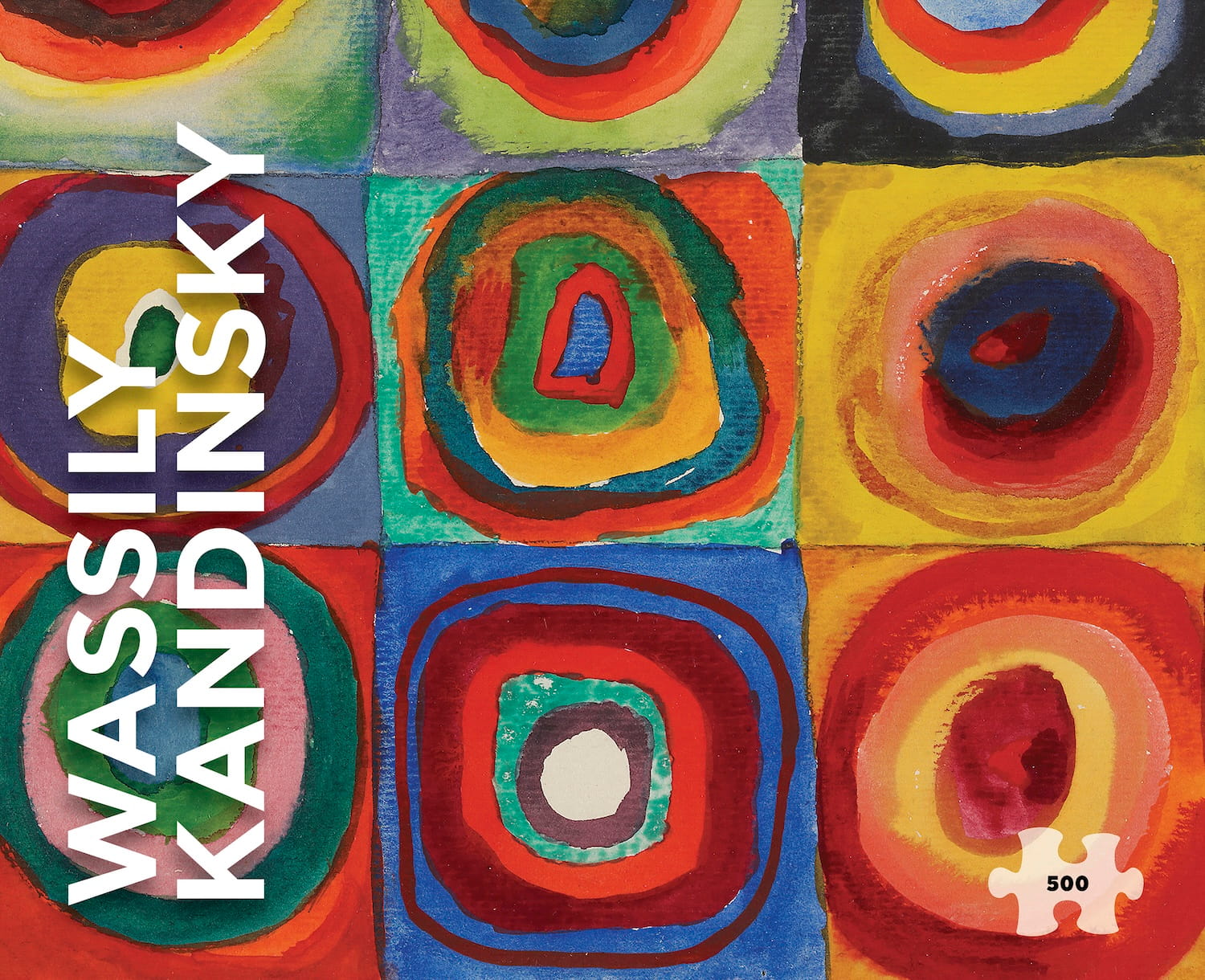 Wassily Kandinsky: Squares with Concentric Rings 500 Piece Puzzle