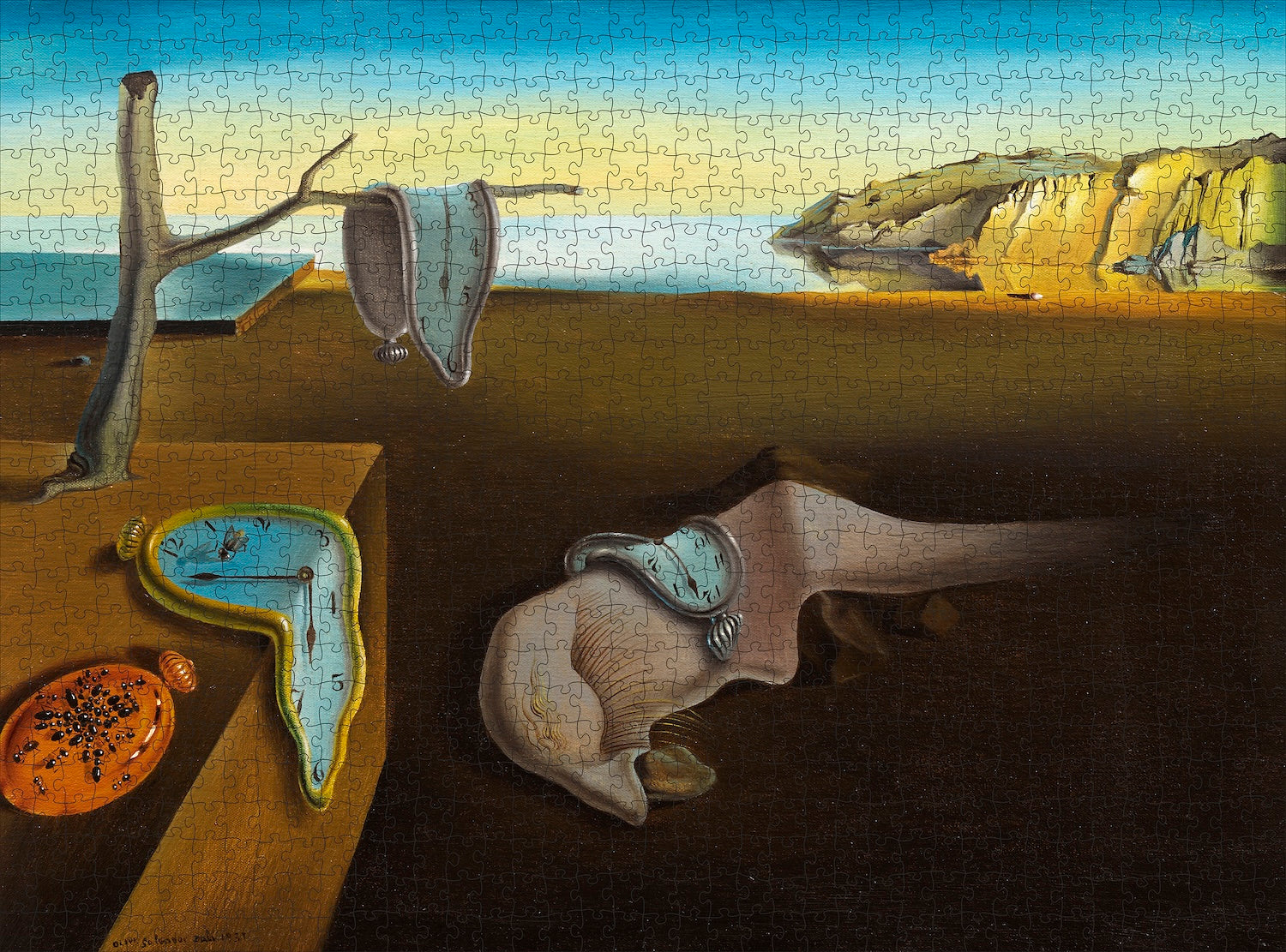 Salvador Dalí: The Persistence of Memory 1000 Piece Puzzle