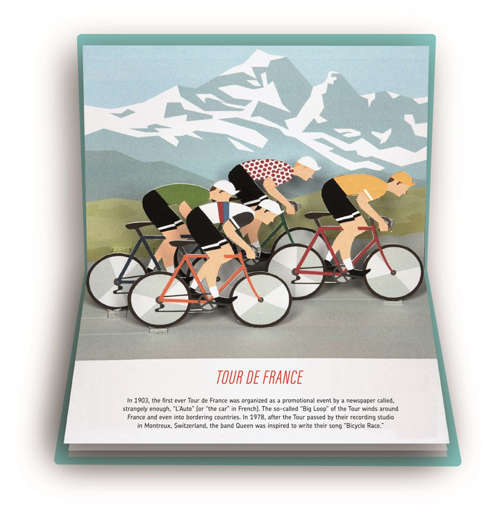 Bicycles Pop Up Book