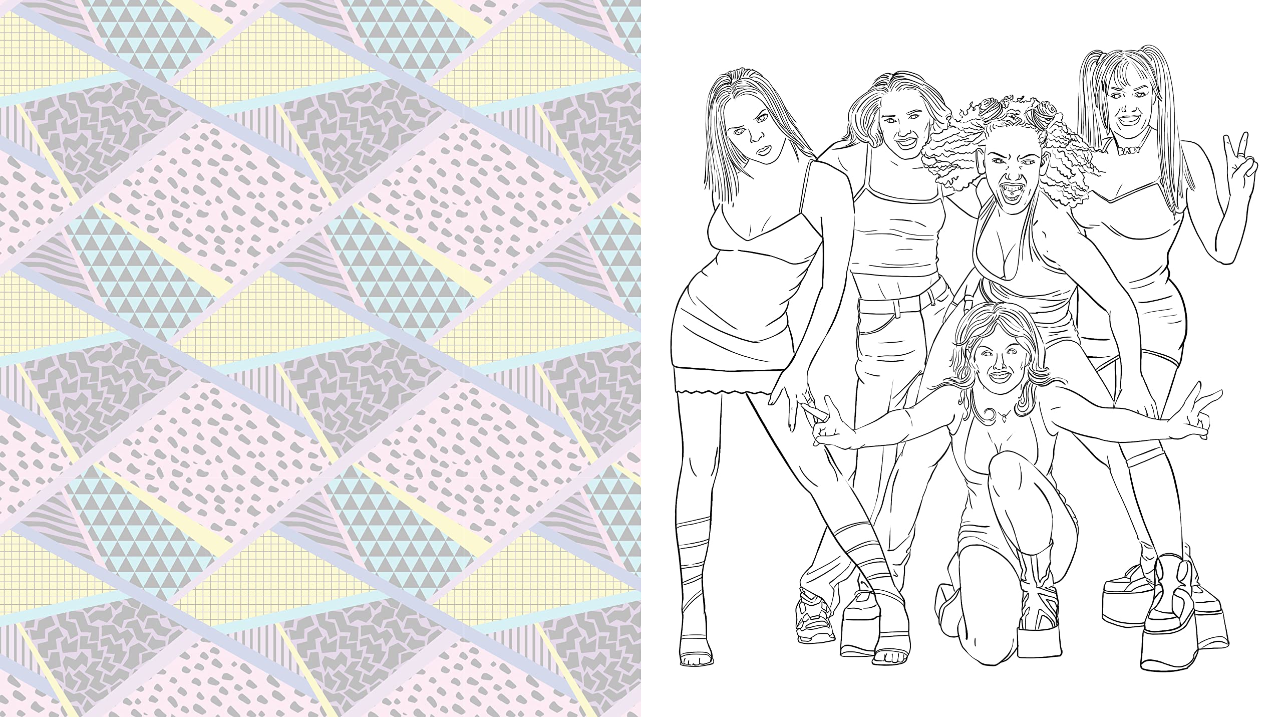 The Best of the 90's Coloring Book