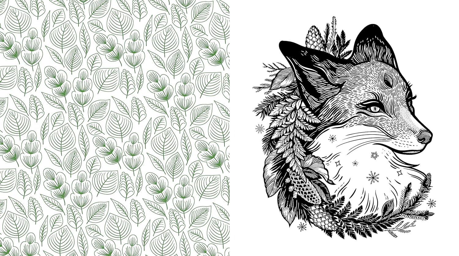 Forestcore Coloring Book