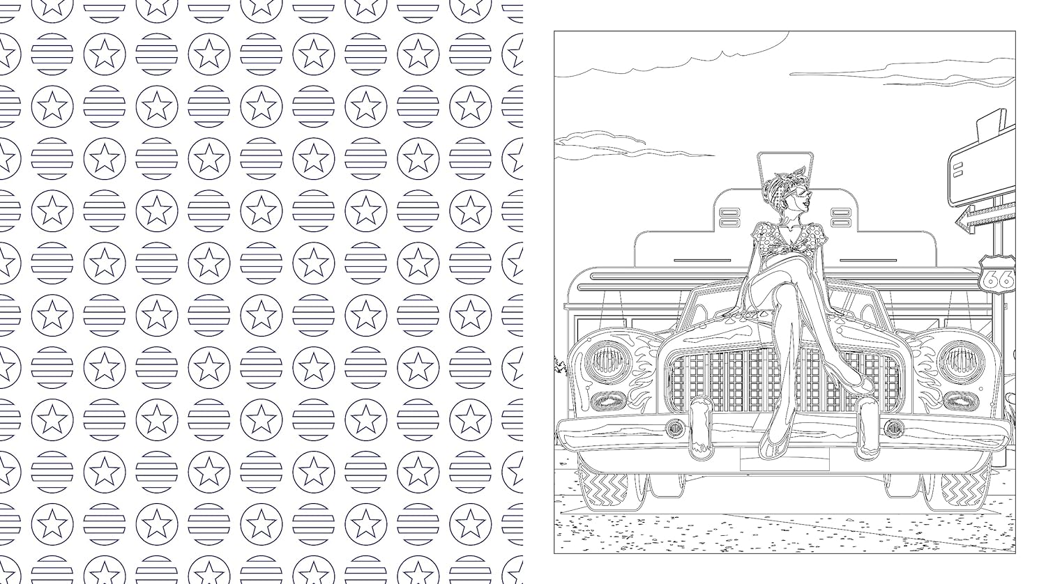 The Americana Coloring Book