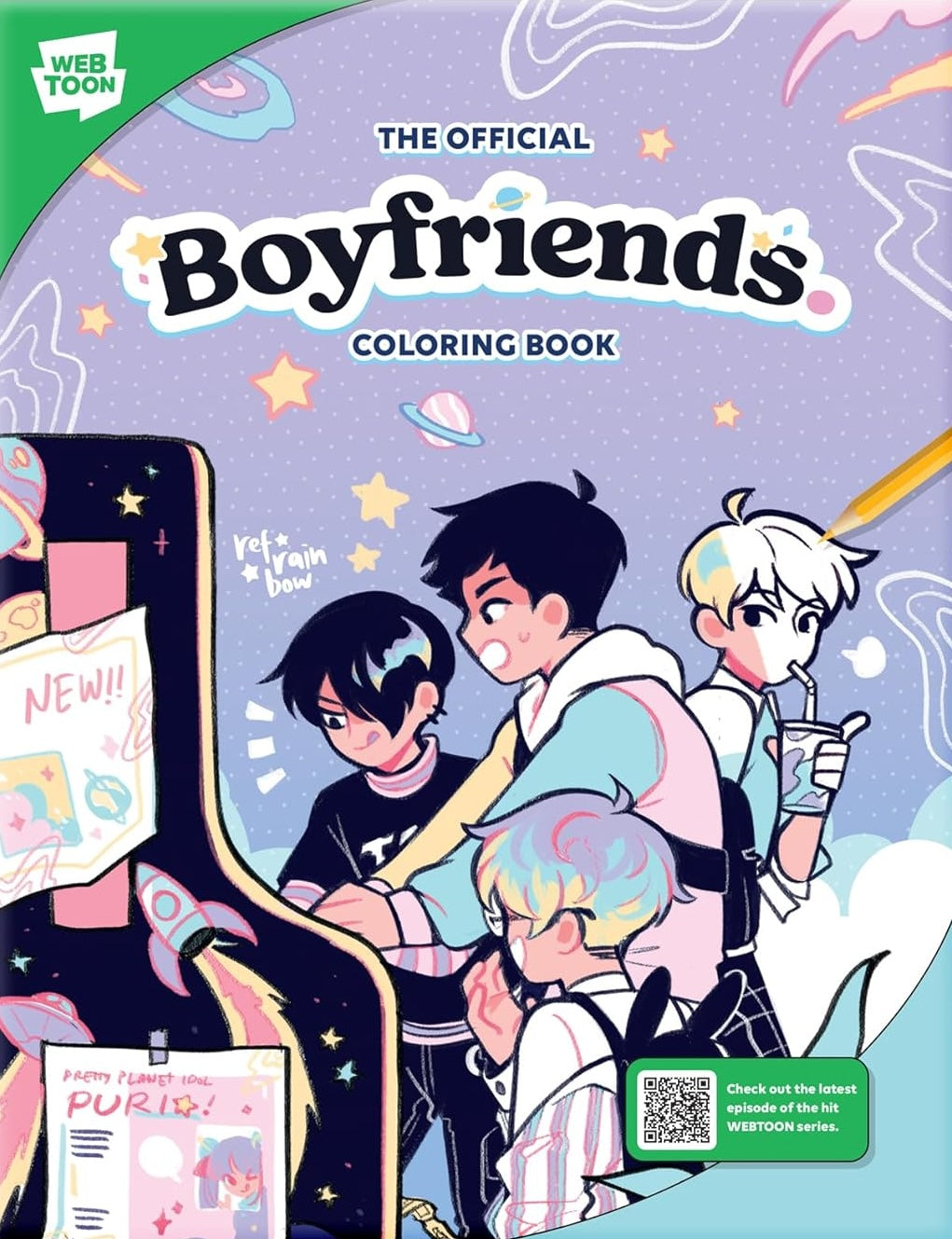 The Official Boyfriends. Coloring Book