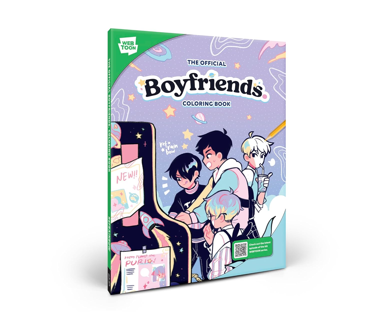 The Official Boyfriends. Coloring Book