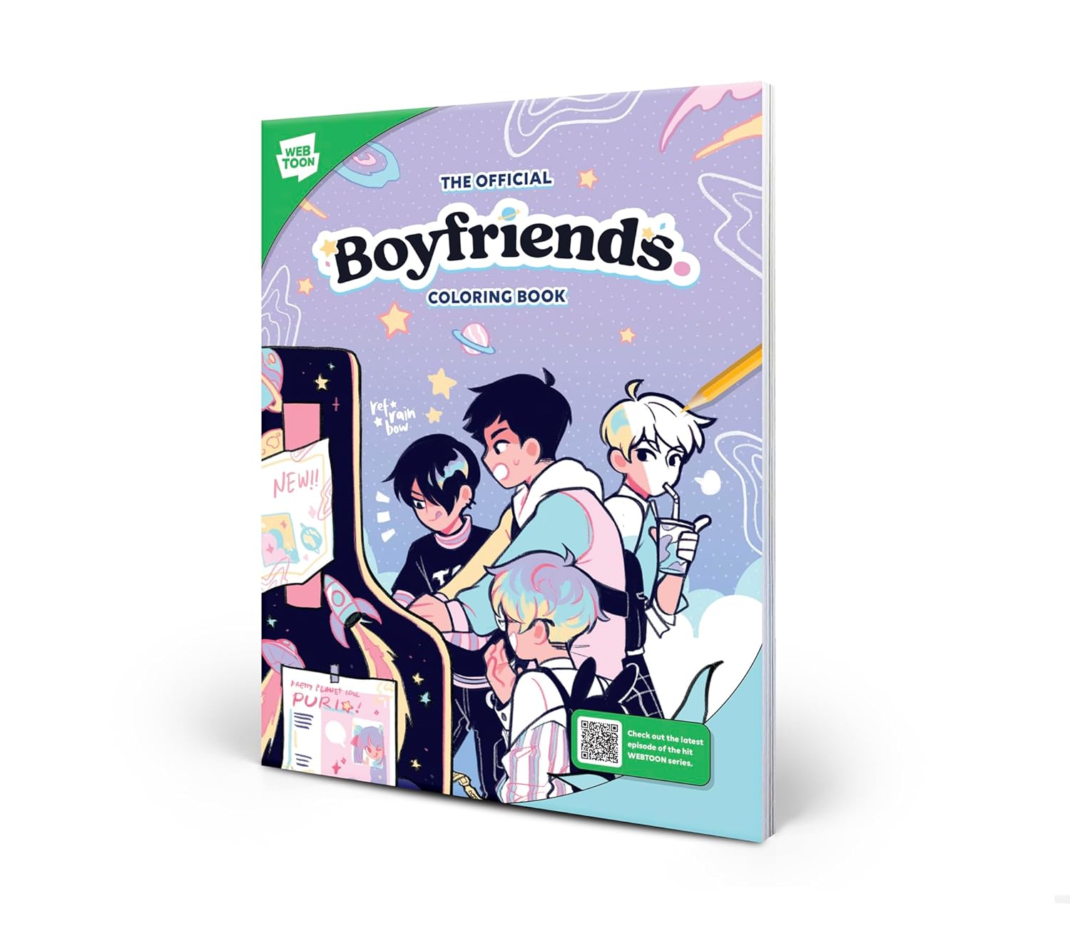 The Official Boyfriends. Coloring Book