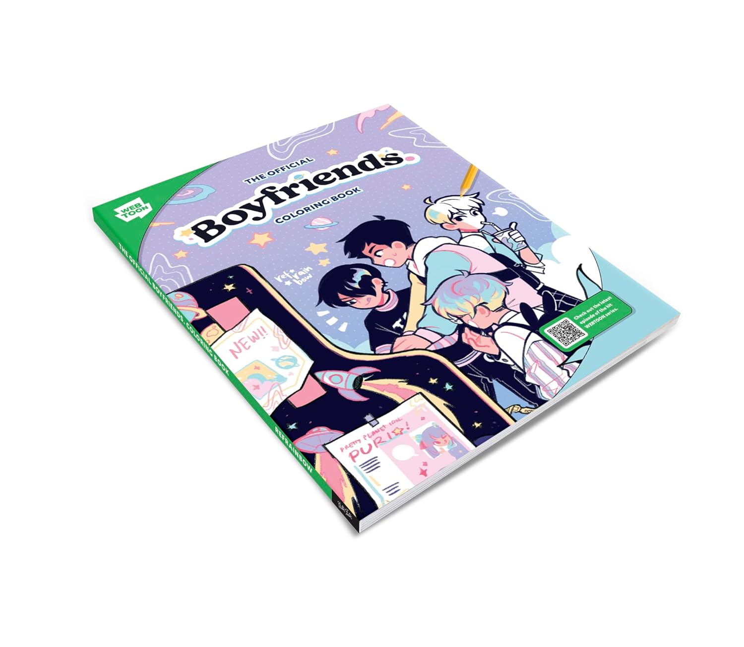 The Official Boyfriends. Coloring Book