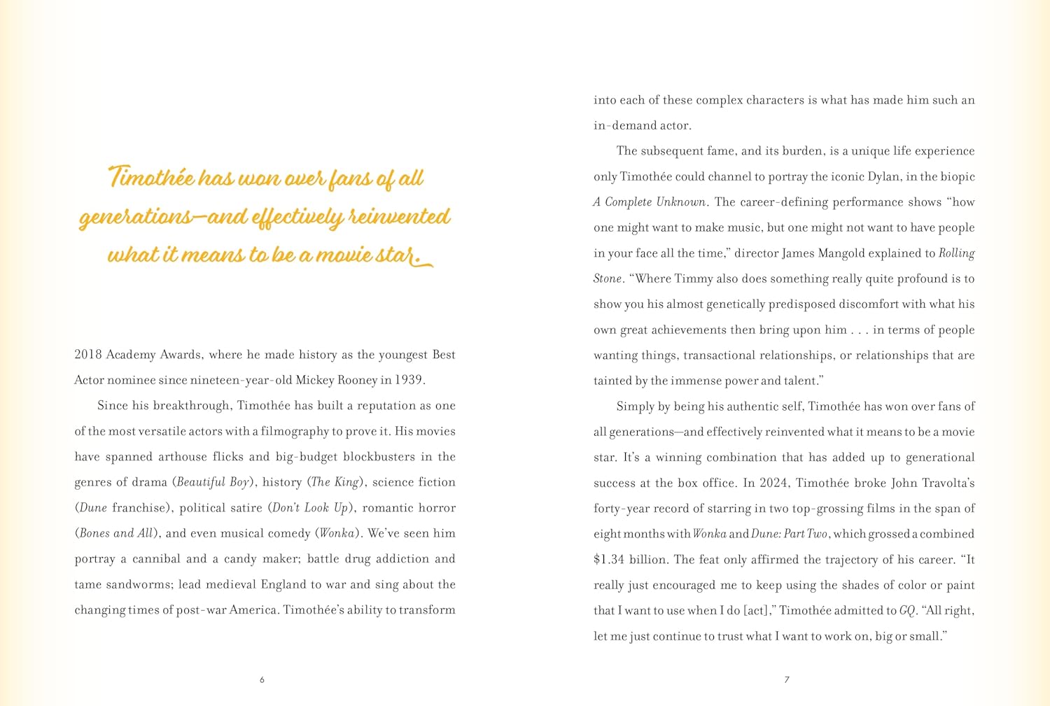 Timothée Chalamet Is Life