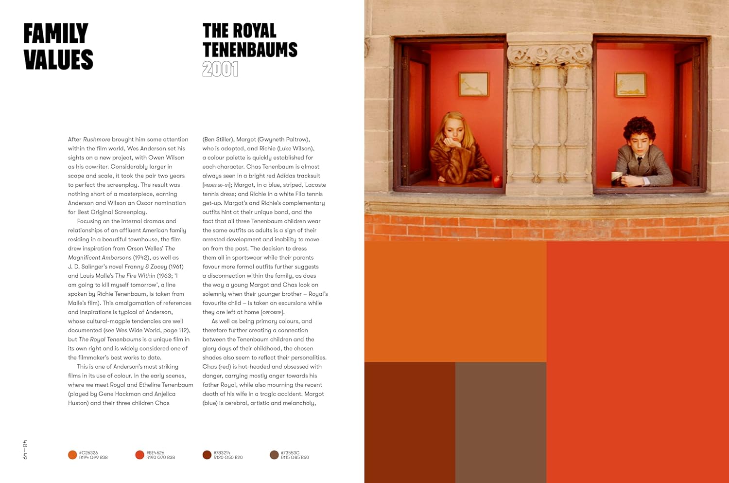 Colours of Wes Anderson