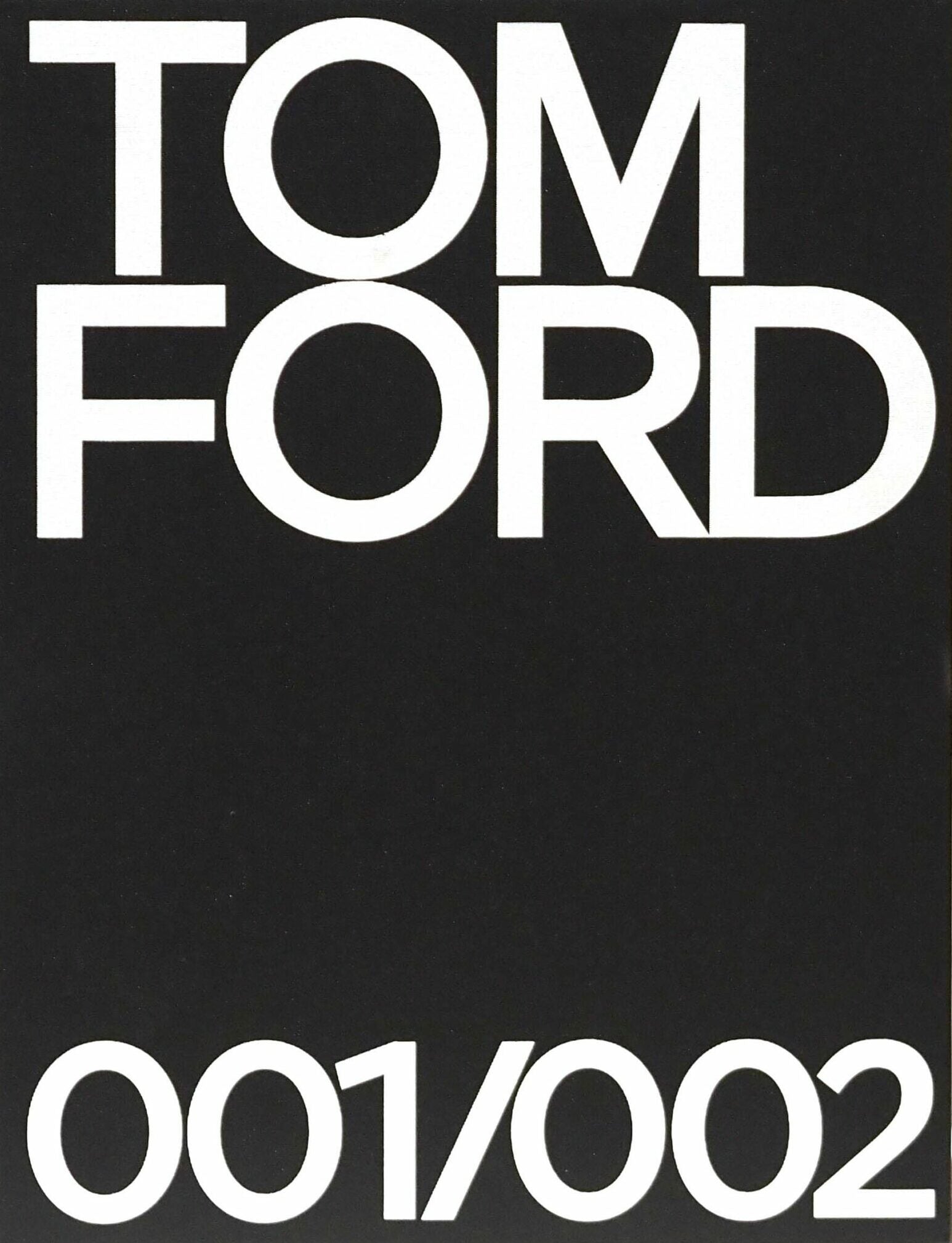 TOMFORD 洋書　大型雑誌 Tom Ford 001 & 002 Deluxe