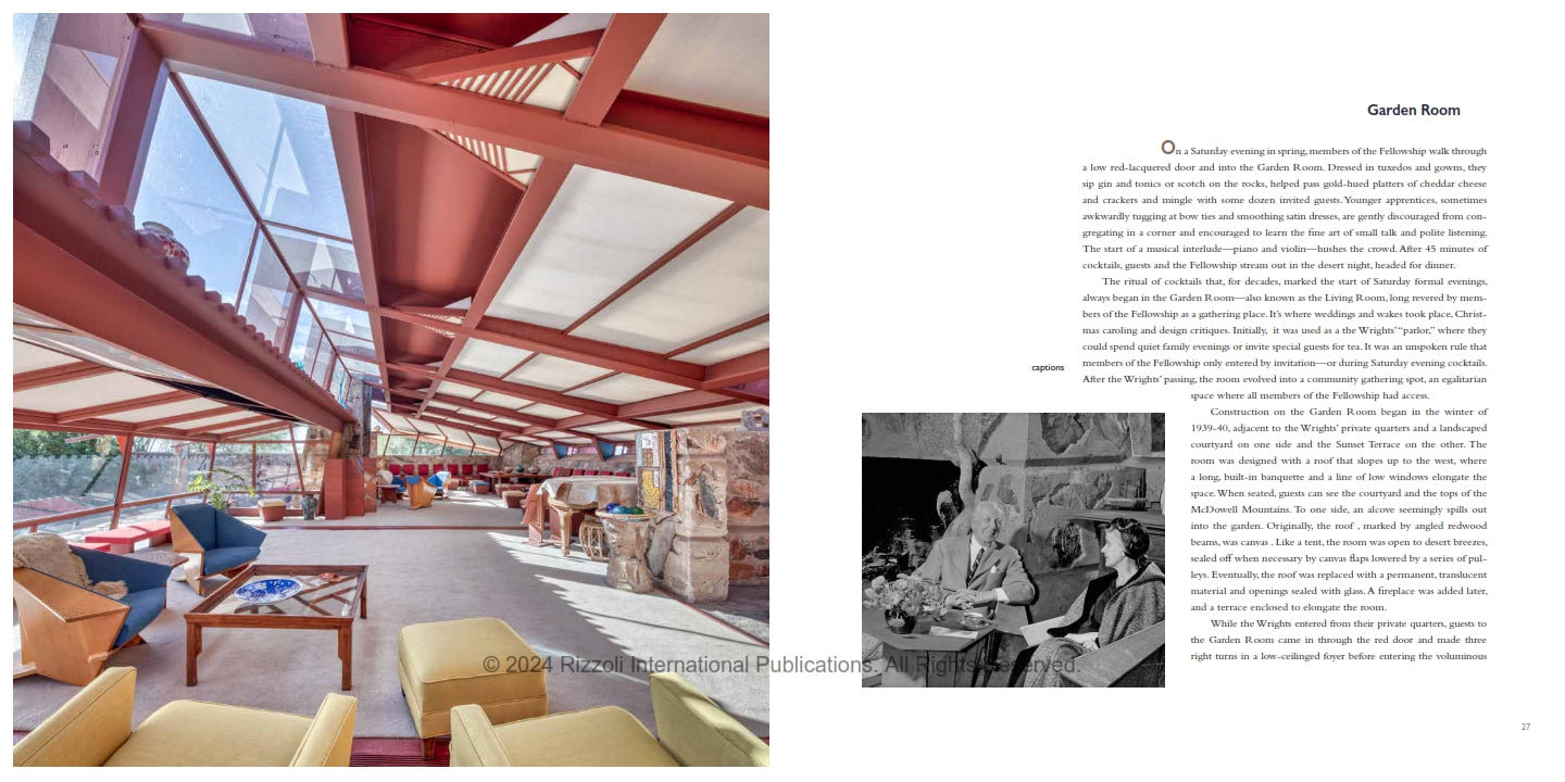 Taliesin West. At Home with Frank Lloyd Wright