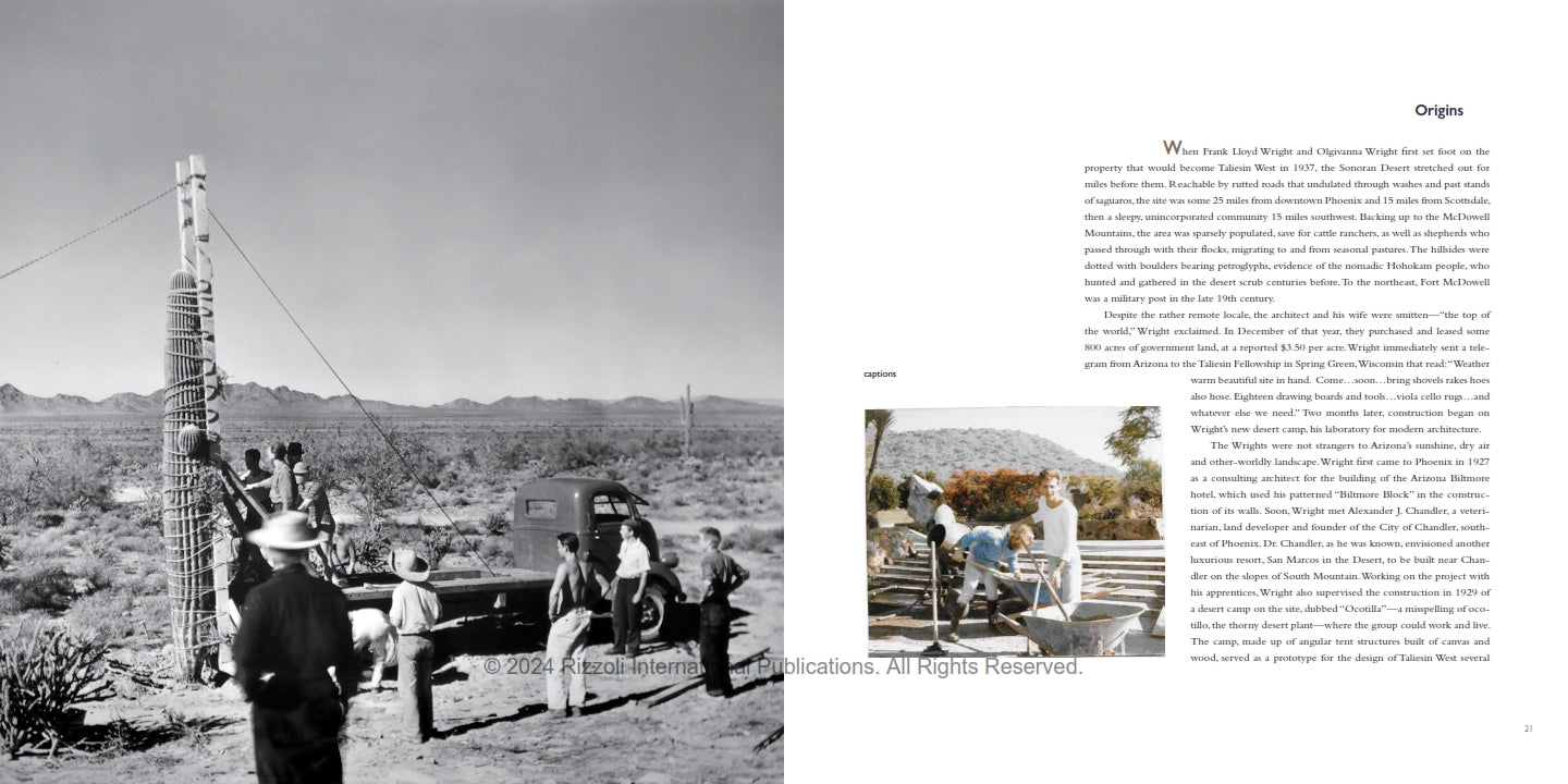 Taliesin West. At Home with Frank Lloyd Wright