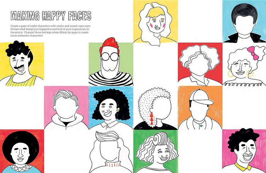 Draw Happy - People and Faces