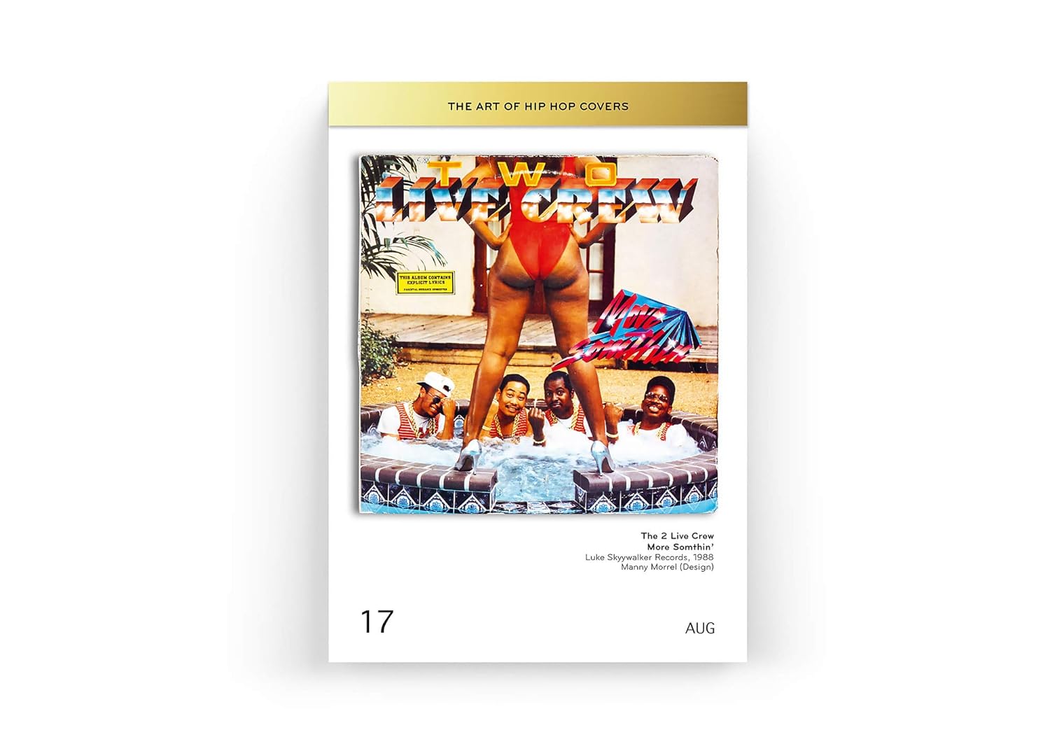 The Art of Hip-Hop Covers Calendar