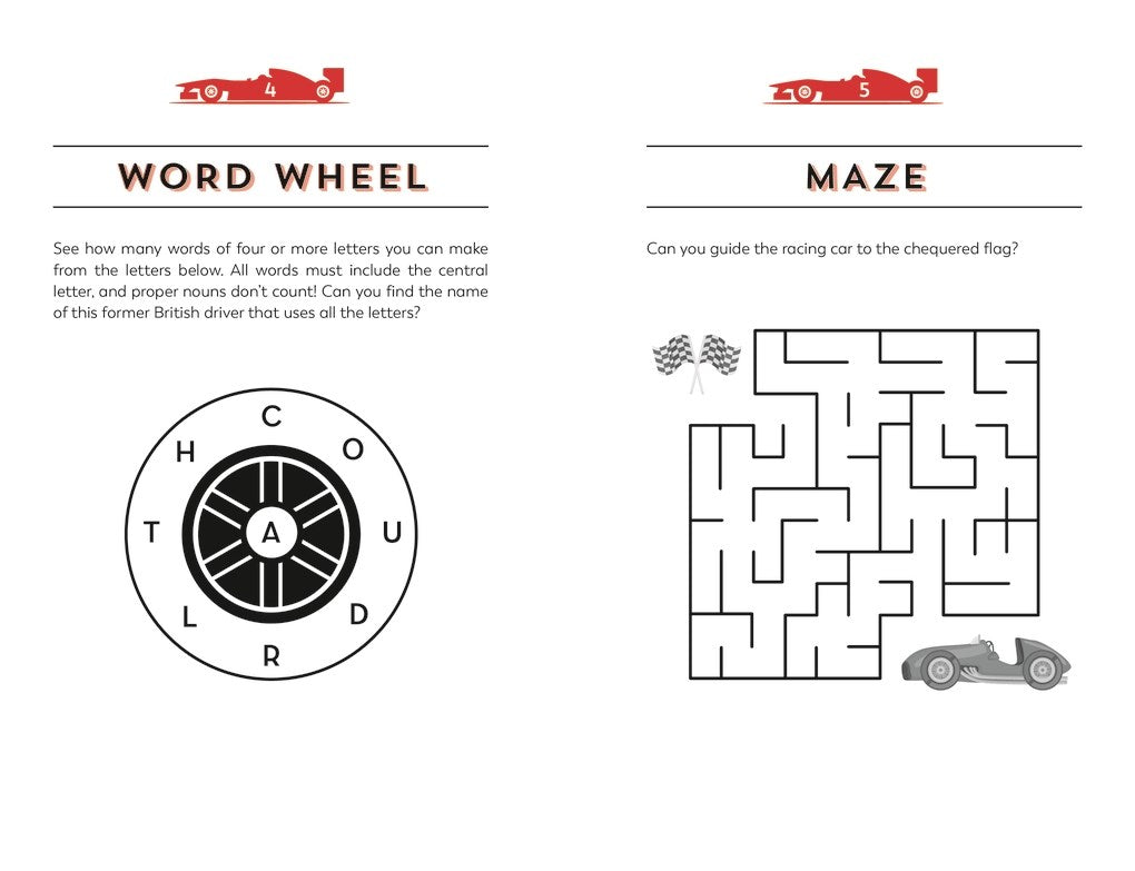 The Formula One Puzzle Book