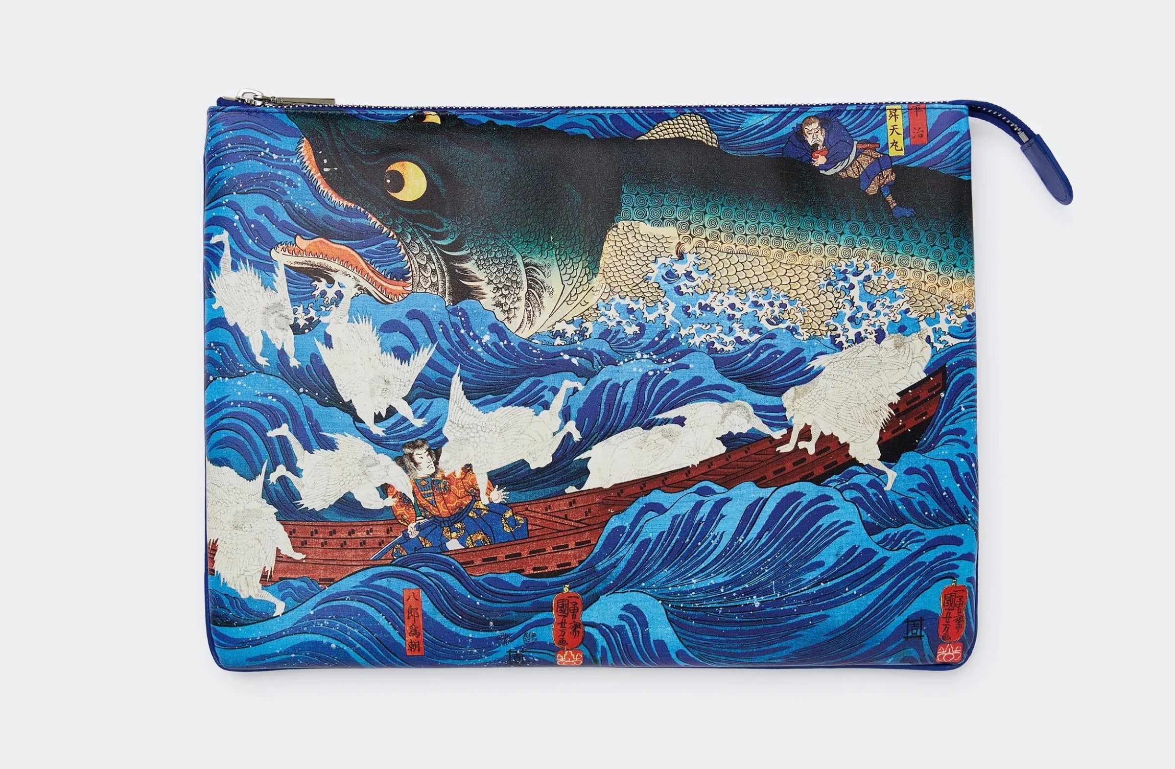 Pouch. Japanese Woodblock Prints