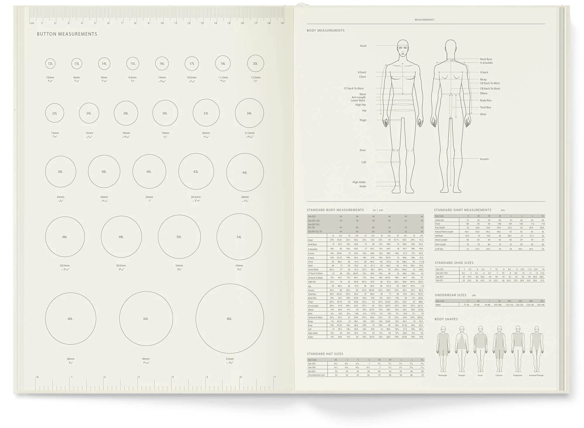 Fashionary Menswear Sketchbook A4