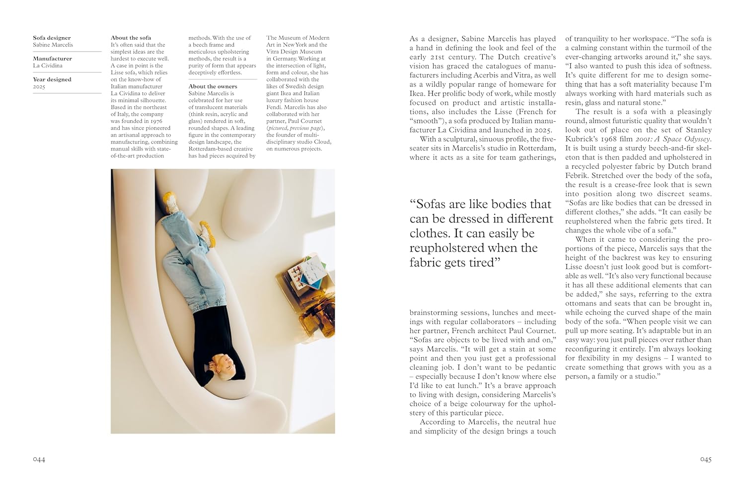 The Monocle Book of Designers on Sofas