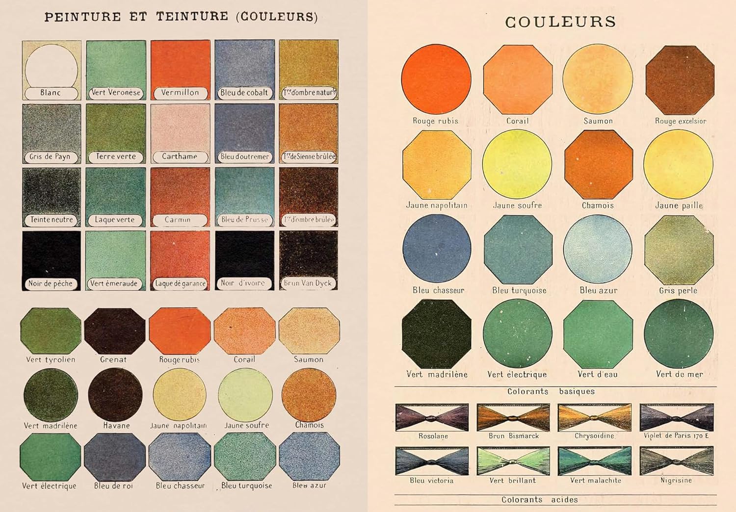 Vintage Colour Palettes