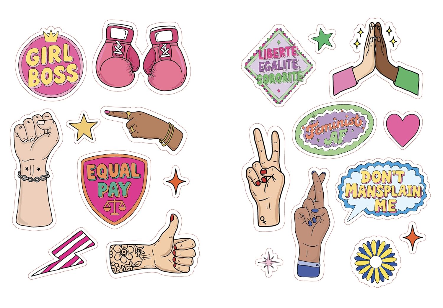 Stickers Against the Patriarchy