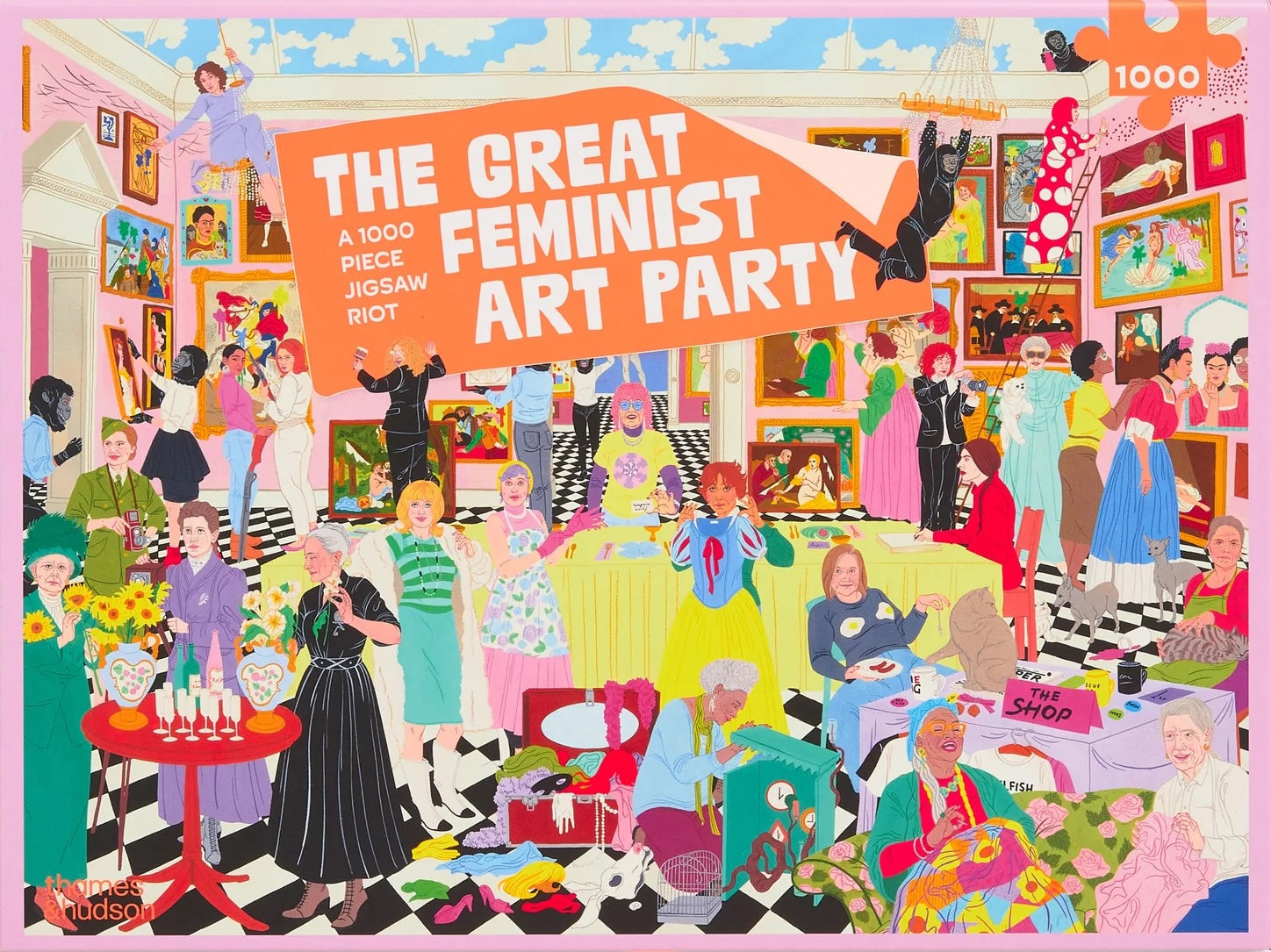 The Great Feminist Art Party - A 1000 Piece Puzzle